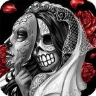 Skull Mexican Live Wallpaper ícone