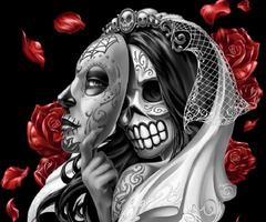 Poster Skull Mexican Live Wallpaper