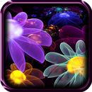 Glühend Blumen Hintergrund APK