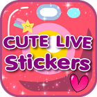 Sweetselfie Face filter - cute live stickers icône