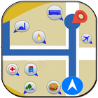 GPS Map & Location Finder- route finder आइकन