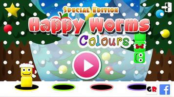 Happy Worms Colours FREE KIDS स्क्रीनशॉट 3