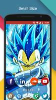 Goku vs Vegeta Ultra Instinc Wallpaper اسکرین شاٹ 2