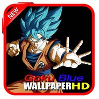Goku Blue Wallpaper HD Affiche