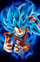 Goku Blue Wallpaper HD capture d'écran 2