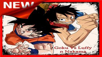 Fondo de pantalla de Goku Vs Luffy Hd Poster