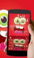 Funny Face Go Keyboard theme poster