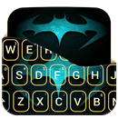 Bat Hero Blue Neon Keyboard APK