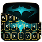 Bat Hero Blue Neon Keyboard আইকন