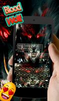 Blood Wild Wolf Keyboard Theme โปสเตอร์