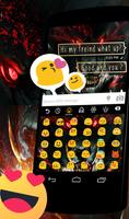 Blood Wild Wolf Keyboard Theme screenshot 1