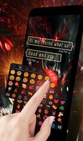 Blood Wild Wolf Keyboard Theme 스크린샷 2