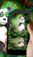 panda clavier Affiche