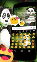Sweet Panda Pop keyboard theme Ekran Görüntüsü 1