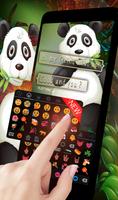 Sweet Panda Pop keyboard theme ảnh chụp màn hình 2