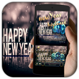 Happy New Year 2018 GO Keyboard simgesi