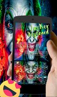 Joker keyboard theme - Keyboard Cute Emoticons الملصق