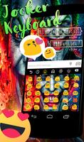 Joker keyboard theme - Keyboard Cute Emoticons تصوير الشاشة 1