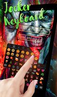 Joker keyboard theme - Keyboard Cute Emoticons 스크린샷 2
