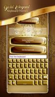 Gold Elegant Keyboard Themes capture d'écran 3