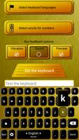 Gold Keyboard Theme screenshot 1