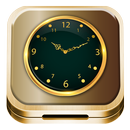 Gold Analog Clock APK