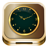 Gold Analog Clock