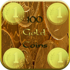 100 Gold Coins أيقونة