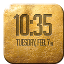 गोल्ड डिजिटल घड़ी APK