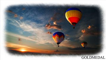 Hot Air Balloon Wallpaper Poster