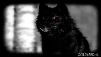 Black Wolf Wallpaper 截图 3