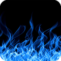 Blue Fire Wallpaper