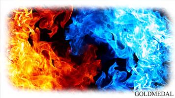 Blue Fire Wallpaper ภาพหน้าจอ 3