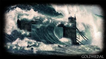 Tsunami Wallpaper Affiche