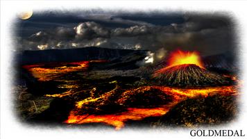 Volcano Wallpaper capture d'écran 1