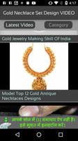 Gold Necklace Set Design VIDEO ảnh chụp màn hình 1