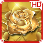 Gold Rose Wallpaper آئیکن