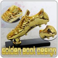 Golden Boot Design ポスター