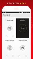 All in 1 Recorder -Call/Voice/Screen/Video capture d'écran 1