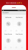 All in 1 Recorder -Call/Voice/Screen/Video capture d'écran 3