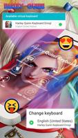 Harley Quinn keyboard emoji Cartaz