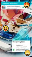 Vegeta Keyboard Theme screenshot 1