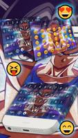 برنامه‌نما Goku DBZ Keyboard Emoji عکس از صفحه