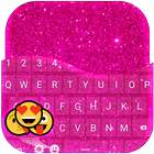 Pink Glitter Keyboard-icoon