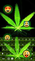 Rasta Weed Keyboard Emoji capture d'écran 3