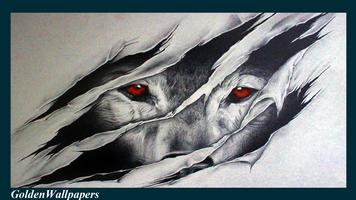 Wolf Eyes Wallpaper capture d'écran 1