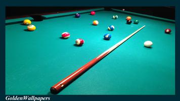 Billiards Wallpaper Plakat