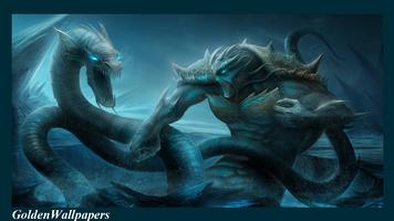 Hydra Monster Wallpaper اسکرین شاٹ 3