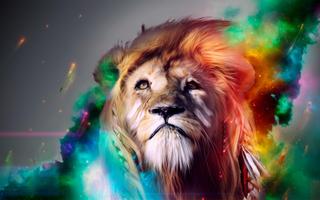 Lion Live Wallpaper Animal poster