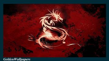 Red Dragon Wallpaper captura de pantalla 1